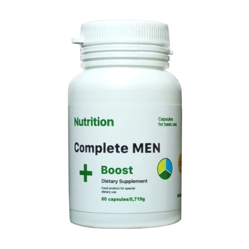 Бустер тестостерону EntherMeal Complete MEN + Boost Dietary Supplement, 60 капсул